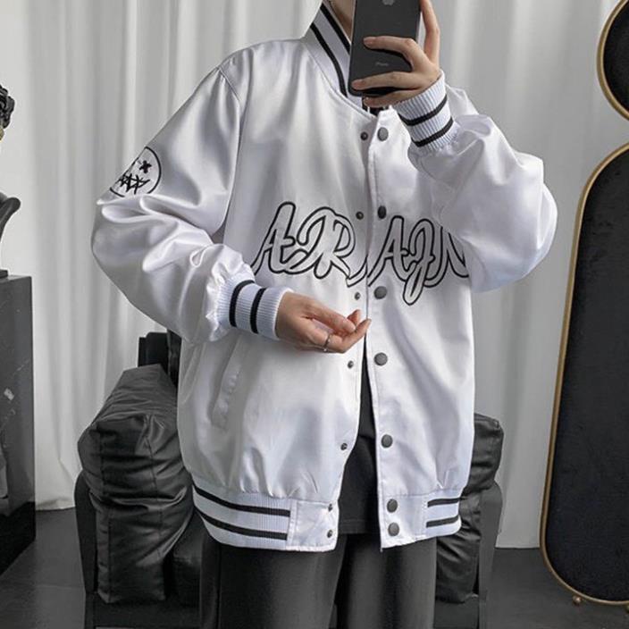 Áo Khoác Nam Nữ Cặp Đôi Bomber Dù Unisex Form Rộng 2 Lớp 28 Nam Nữ Ulzzang