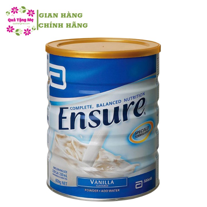 Sữa bột Ensure Úc hương Vanila 850 Grams