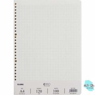[HADI] KLONG Sổ còng sắt 30 chấu size A4 80 tờ (MS:539-541-556-557)