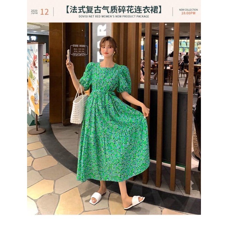 váy BBD xanh lá 1261