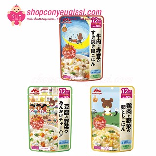 Cháo Gói Morinaga 120g Cho Bé Từ 12 Tháng Nhiều Vị - Date 04/2021 - Nhật Bản