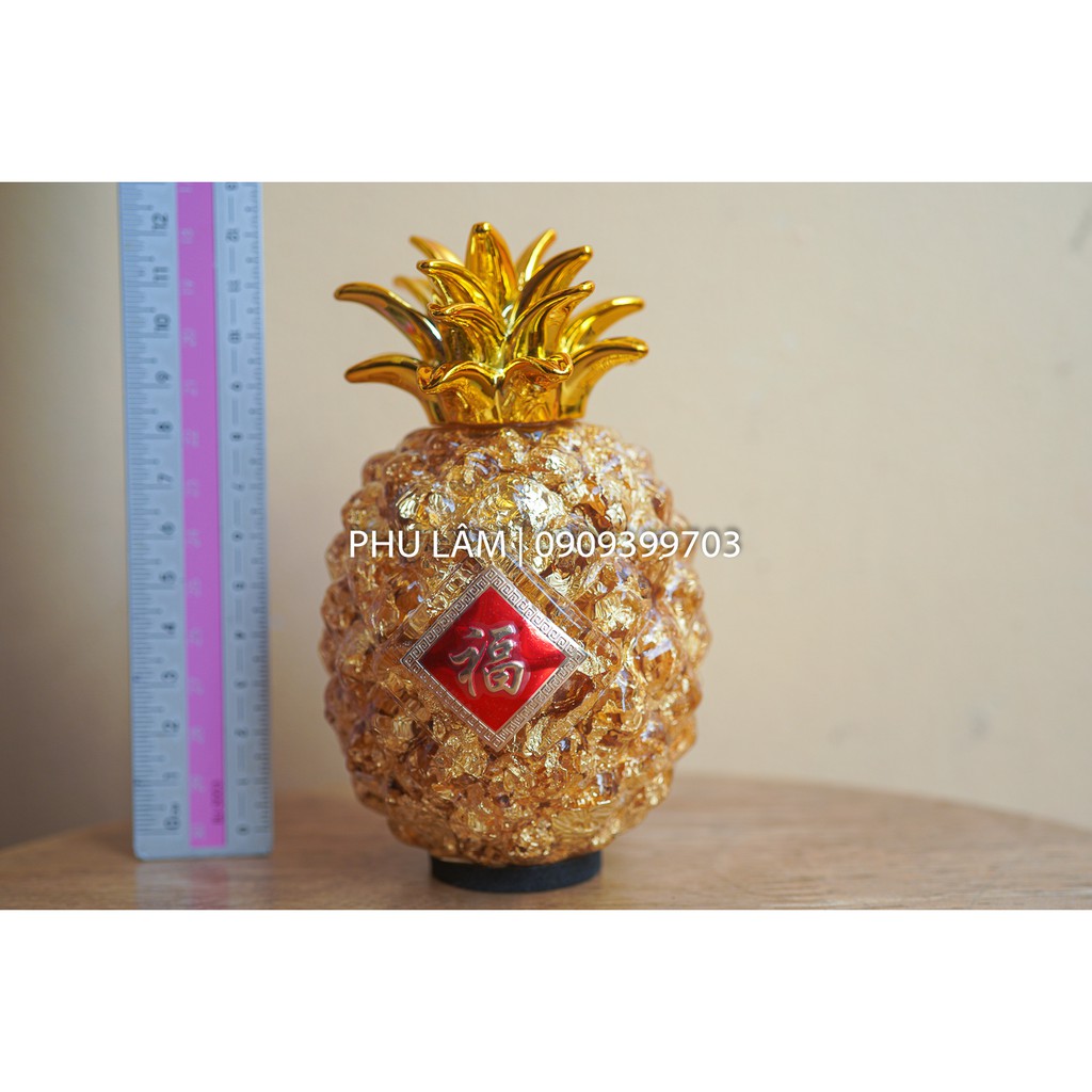 [ HCM ] Thỏi vàng túi vàng thủy tinh trưng tết -  trang trí tết - vật phẩm phong thủy đẹp tinh tế