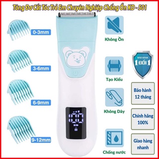 Tông đơ căt tóc cho bé loại tốt KEDA KD 501, Tăng đơ, máy hớt cắt tóc trẻ em, gia đình, không dây, hàng chính hãng
