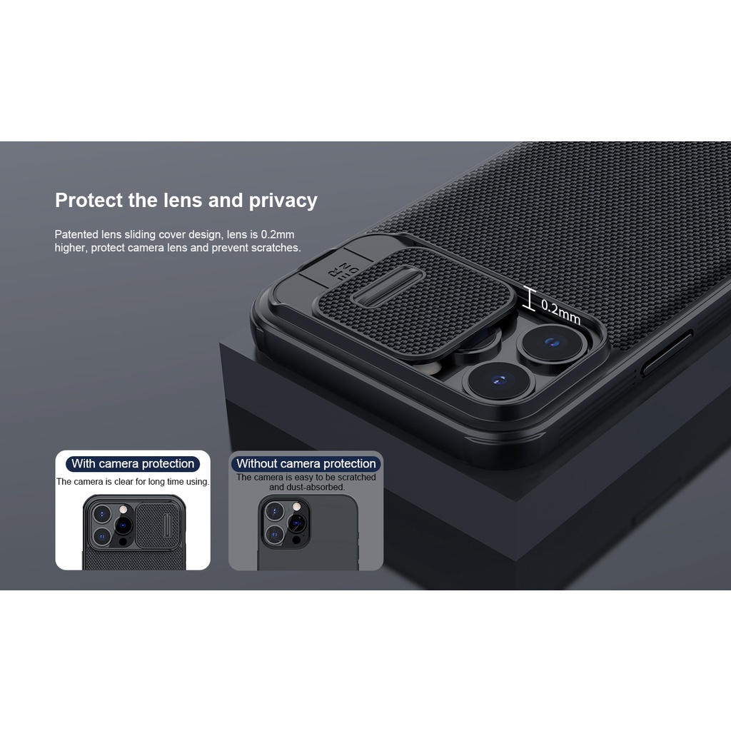Ốp Lưng Nillkin Textured Cho iPhone 14 Pro max/ 13 Pro Max 13 pro 13 12 pro max sợi vải trượt bảo vệ camera