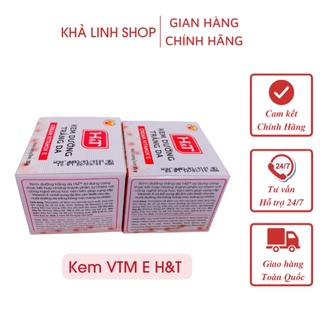 kem trắng da Cream vitamin e H&T 35g