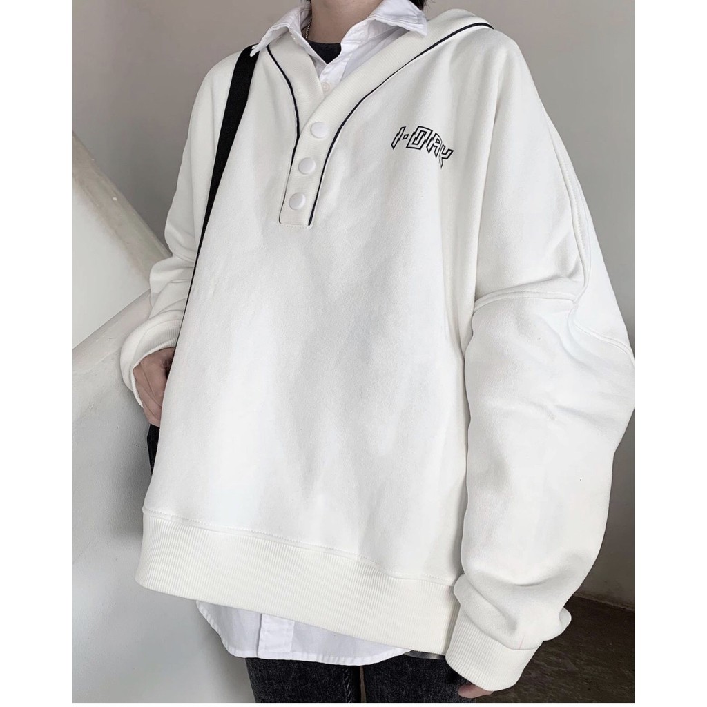 Áo Sweater VIỀN CỔ 1--OAK Unisex 1hitshop | BigBuy360 - bigbuy360.vn