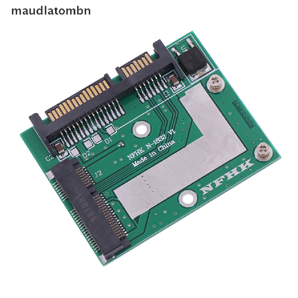 Mbn mSATA SSD to 2.5'' SATA 6.0gps adapter converter card module board mini pcie ssd .