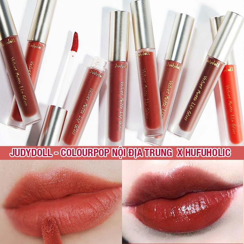 Judydoll - Son kem lì velvet nhẹ môi Velvet matte lip gloss