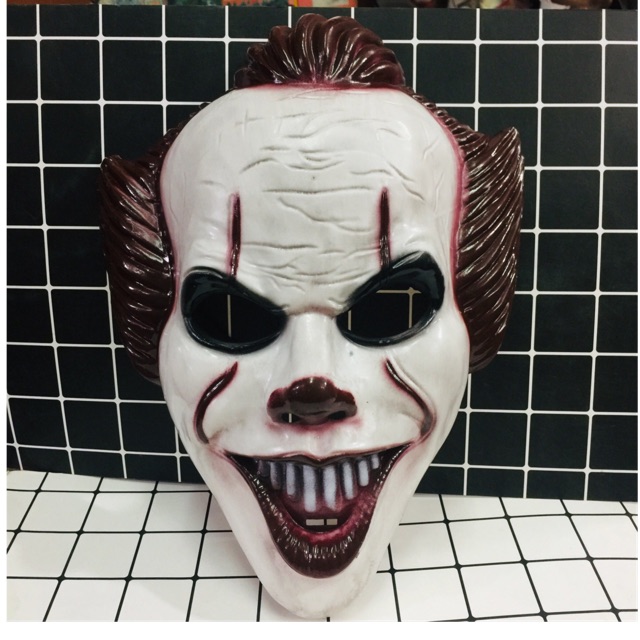 Mặt nạ chú hề cosplay hoá trang , mặt nạ ít pennywise