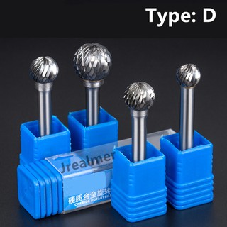 Mũi mài hợp kim vonfram chân 6mm loại bóng Tungsten Carbide Rotary Burrs Milling CutterRotaryTool