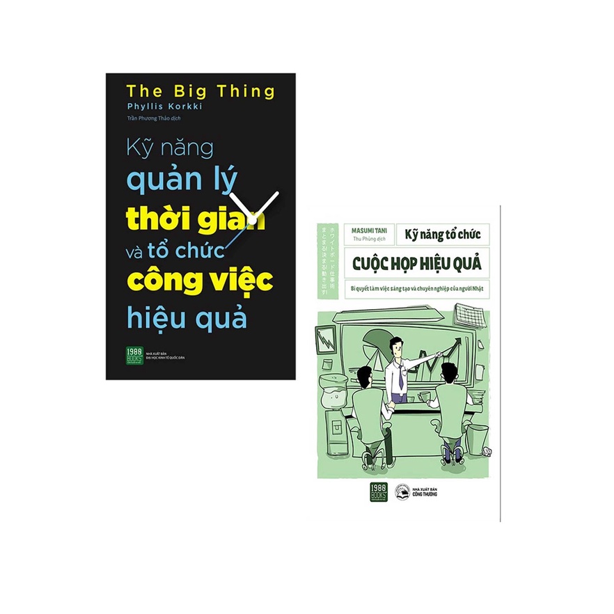 Sách - Combo Kỹ Năng Quản Lý Thời Gian Và Tổ Chức Công Việc Hiệu Quả + Kỹ Năng Tổ Chức Cuộc Họp Hiệu Quả (Bộ 2 Cuốn)
