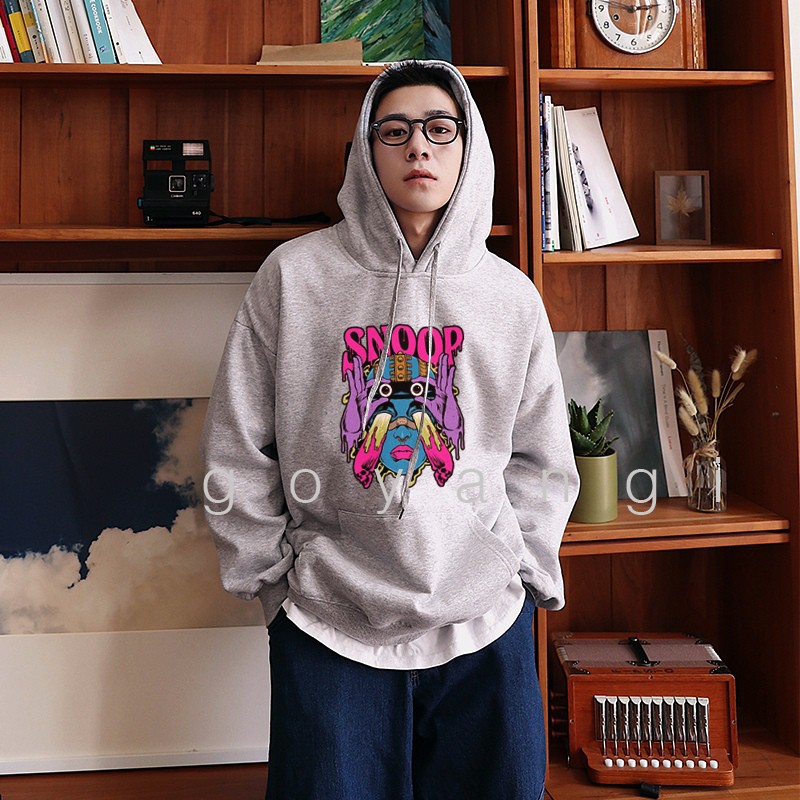 Áo hoodie goyangi Unisex SNOOP EYES phong cách Hàn Quốc