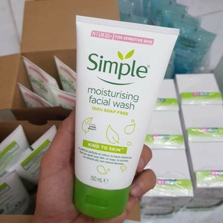 💧💧Sữa rửa mặt Simple [Giá sale] + cấp ẩm cho da khô💧💧