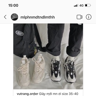 Giày đen sz 28