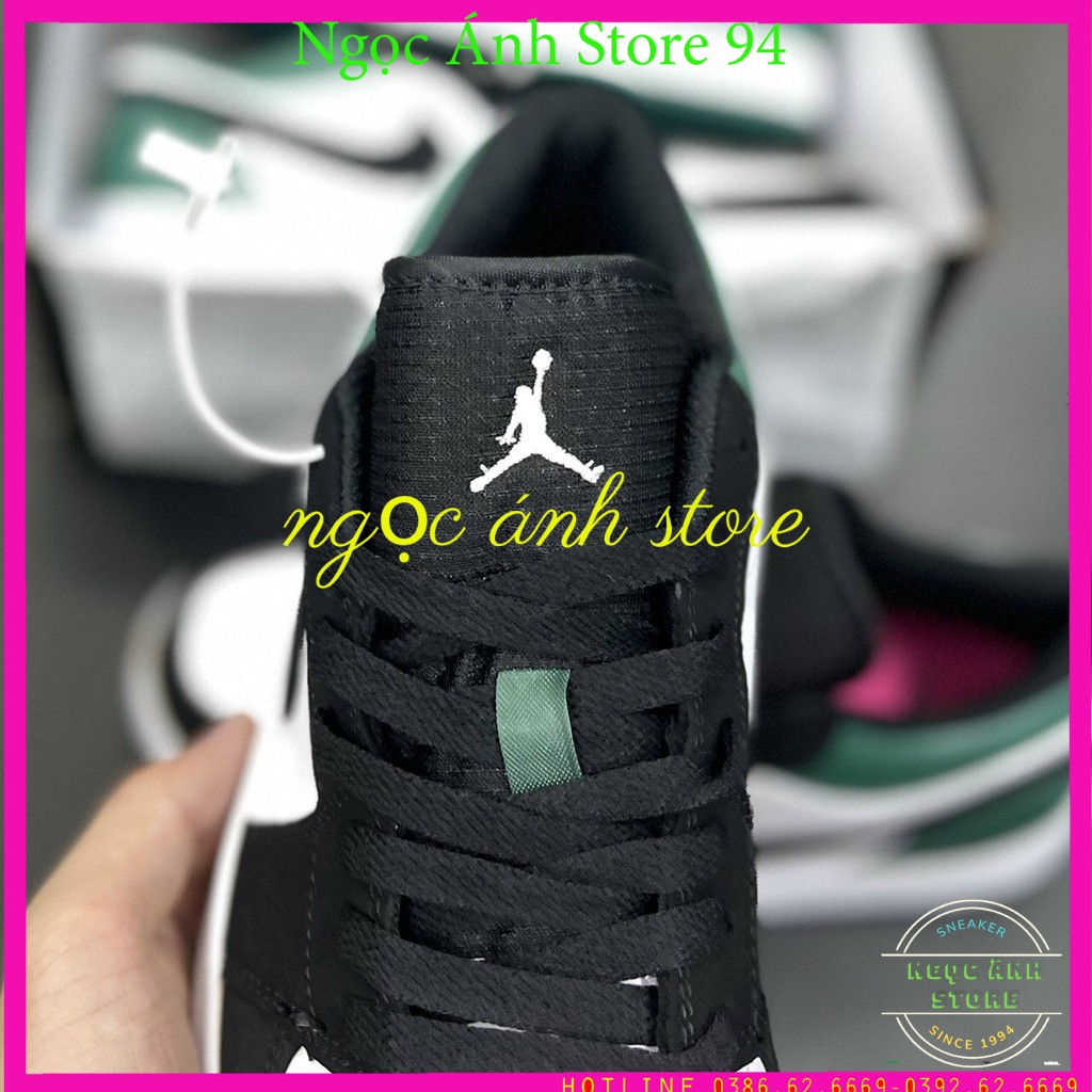 Giày jordan thấp xanh lá, Giày Sneaker Jordan Low Xanh Lá Đậm Giày Thể Thao Nam Nữ Thấp Cổ Full Phụ KIện