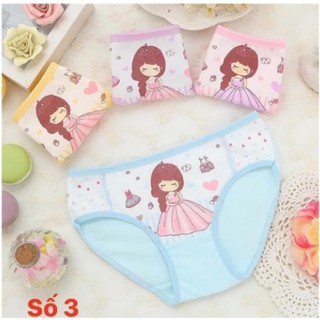 Combo 4 Quần Lót Mã MS03 Cotton Cho Bé Gái Chất Lượng Cực Tốt