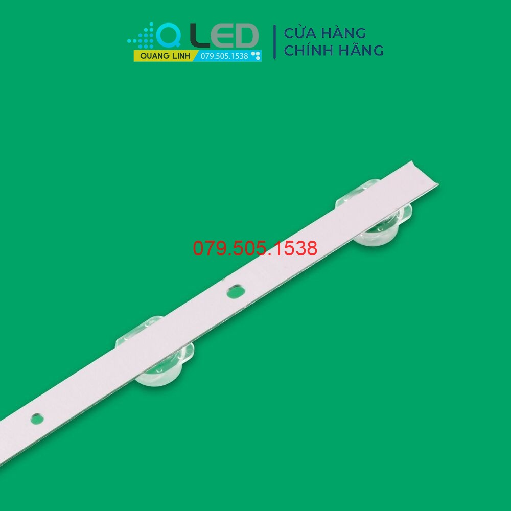 THANH LED TIVI TCL 43S6500 43S6800 43P8 43P65 MỚI 100% HÀNG ZIN HÃNG, BỘ 2 THANH, MỖI THANH 11 BÓNG 6V, DÀI 80,4cm