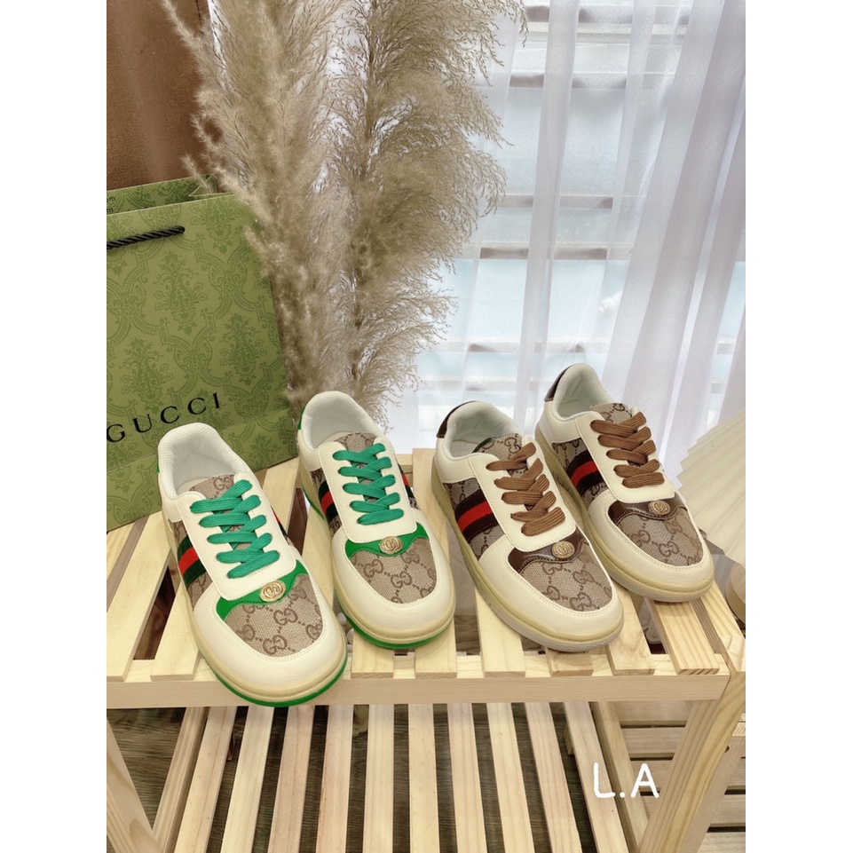 GIÀY THỂ THAO GUCCI NÂU SIÊU HOT [ GIÁ RẺ ]