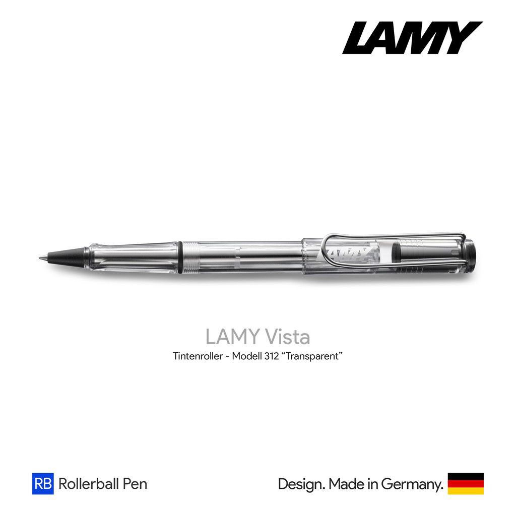 Bút bi dạ Lamy Safari - Màu trong suốt(Transparent color)- LAMY Safari Rollerball Pen