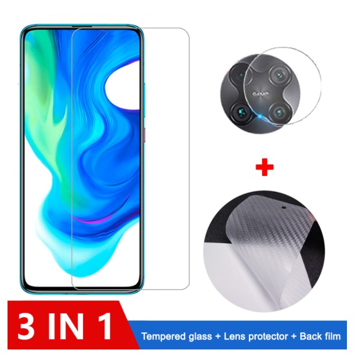 Kính Cường Lực 3 Trong 1 Bảo Vệ Màn Hình Xiaomi Poco F2 Pro Xiaomi Pocophone F1 X2 9h Xiaomi Redmi Note 9 9s 8t 8 Pro Max