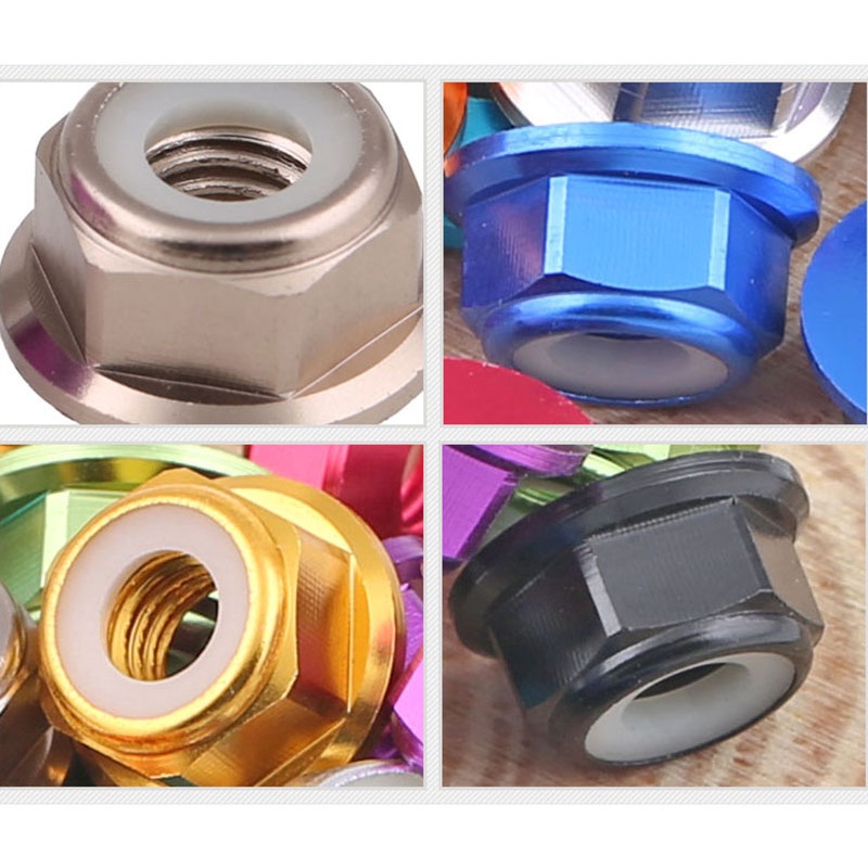 1 Pcs Ốc Lục Giác 5mm 6mm M2 M3 M4 M5 M6 Bằng Hợp Kim Nhôm Nhiều Màu Sắc