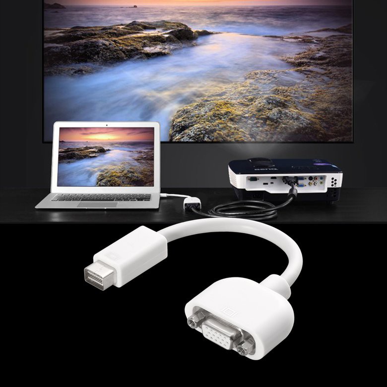 Cáp Chuyển Đổi Mini Dvi Sang Vga Cho Apple Macbook