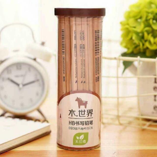 Hộp 50 bút chì gỗ 2B deli