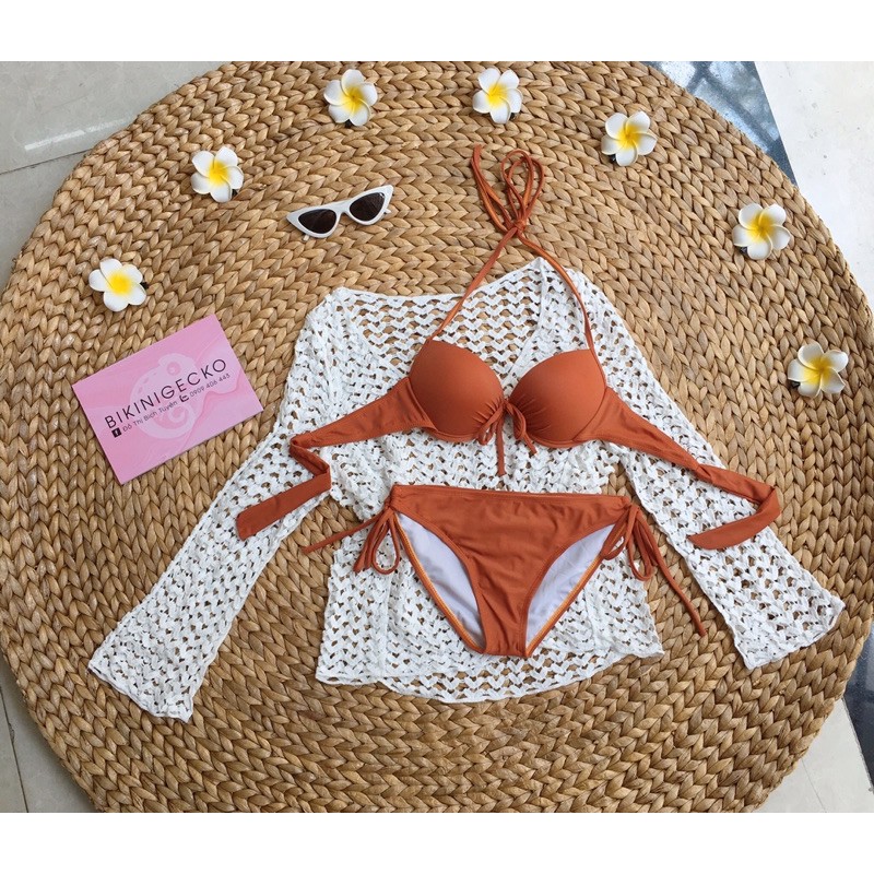 Bikini Đồ Bơi 2 Mảnh Áo Gọng Nơ Đệm Dày GK0209 (Ảnh Thật) | BigBuy360 - bigbuy360.vn