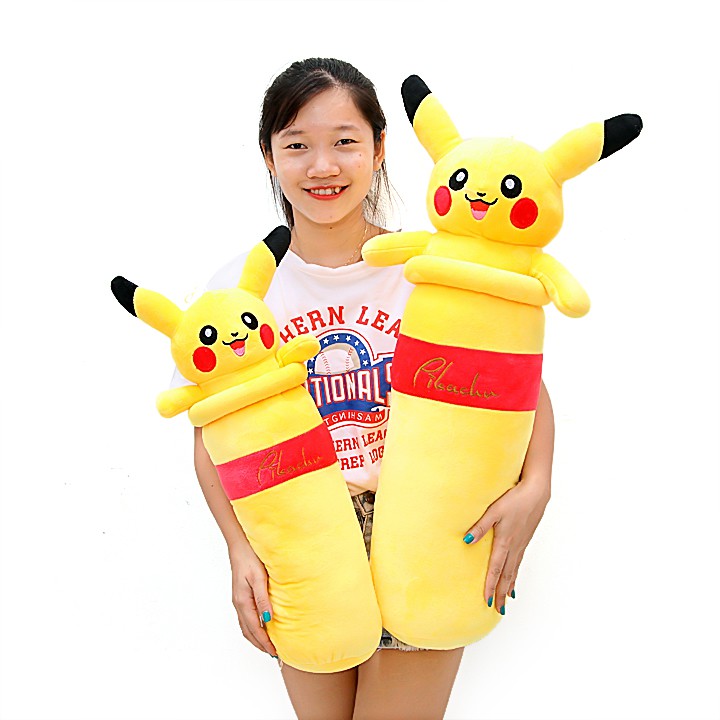 [SIÊU SALE] Gấu bông Gối ôm pikachu 1m