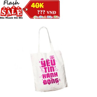 TÚI CANVAS THỜI TRANG YÊU TIN HÀNH ĐỘNG