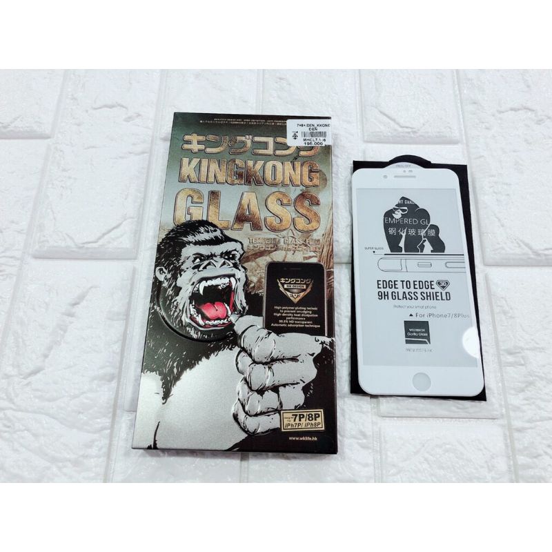Kính Cường Lực KINGKONG Full Màn Cho Iphone hình từ Iphone 7 đến Iphone 12, 13
