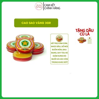 Cao sao vàng( nhức đầu, sổ mũi, côn trùng đốt..)