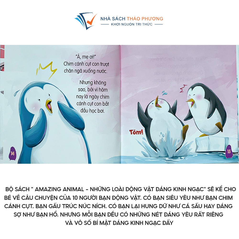 Sách - Amazing animals Những loài vật đáng kinh ngạc