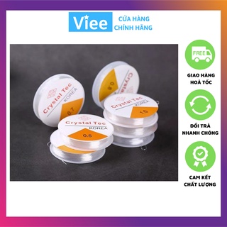 Dây cước dây thun co giãn xỏ chuỗi hạt loại dây cước đàn hồi 10m