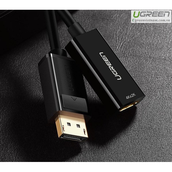 Cáp chuyển đổi Displayport to HDMI hỗ trợ 4Kx2K chính hãng Ugreen 40363 cao cấp