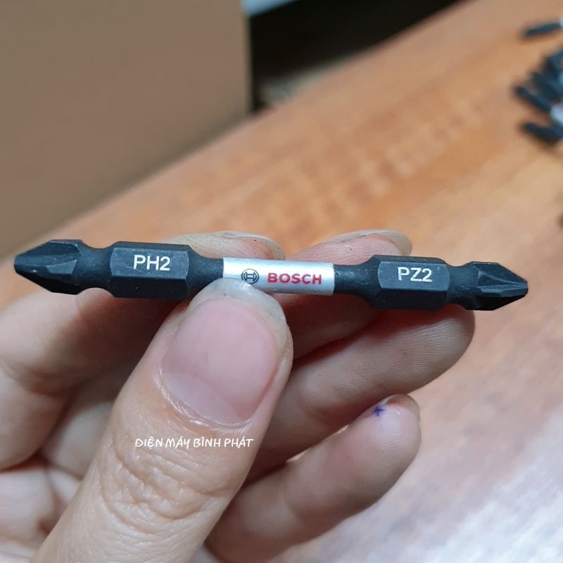 Mũi Vít 2 đầu Bosch 6cm PH2 - PZ2 Dùng Cho Sửa Chữa