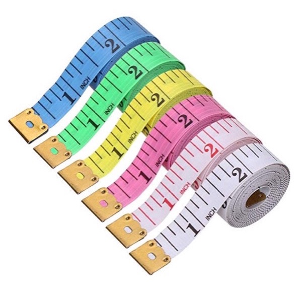 Thước Dây Mềm Đầu Thép H4,Hộp Tròn hình hoa quả Bụng Eo 3 Vòng Kiểm Tra Sức Khỏe 1.5 Mét - Đo Quần Áo, Quà Tặng Giảm Cân