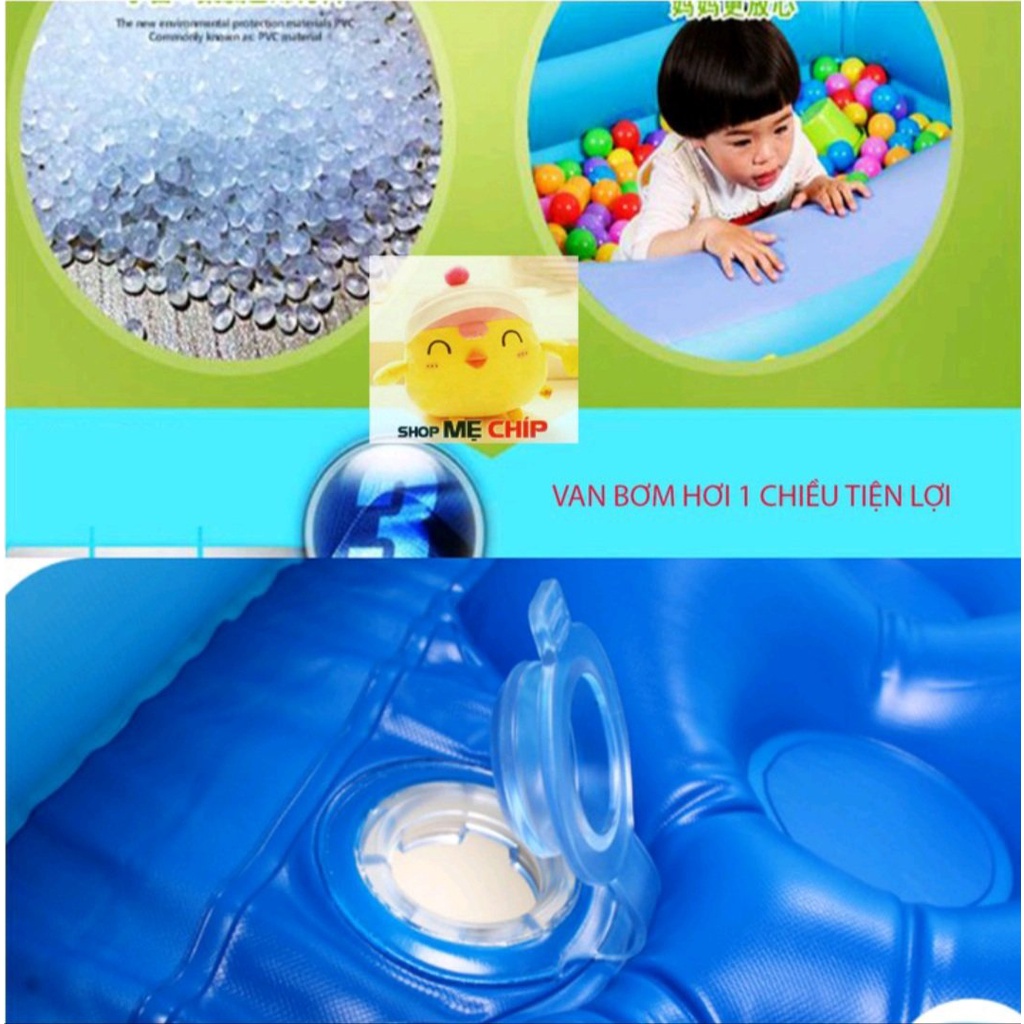 BỂ BƠI PHAO BƠI CỠ LỚN 1M2 CHO BÉ YÊU