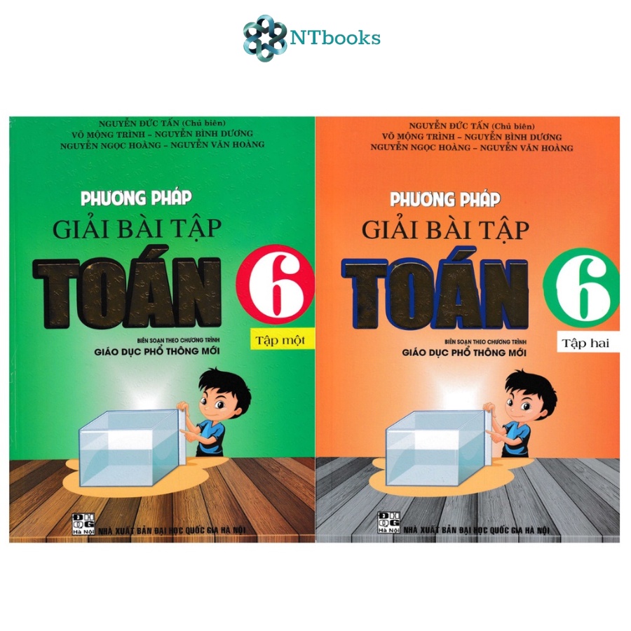 Sách Phương pháp giải bài tập Toán 6 + Bài tập em học Toán lớp 6 -Theo chương trình giáo dục phổ thông mới(Combo 4 cuốn)