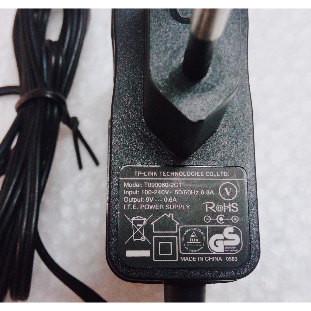 Nguồn TpLink 9V-0,6A - Adapter 9V-0.6A Cho Bộ Phát Wifi Tplink