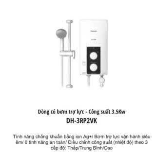 MÁY TẮM NÓNG LẠNH PANASONIC TRỰC TIẾP DH-3RPVK