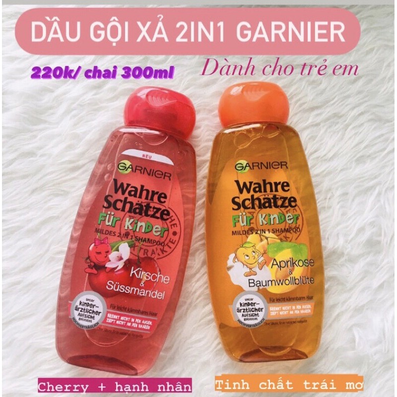 Dầu gội garnier dành cho bé 2in1