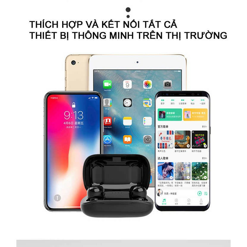 Tai nghe Bluetooth L21 Pro Quốc Tế Nâng Cấp Chip 5.0 âm thanh vòm 9D cho mọi dòng máy | BigBuy360 - bigbuy360.vn