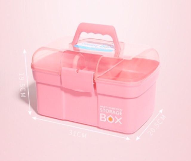 Cốp nhựa box đựng đồ nail đồ trang điểm