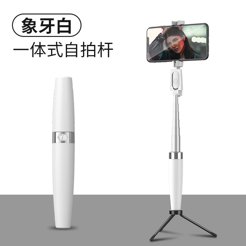 ♚New Bluetooth Selfie Stick Tích hợp Selfie Mobile Phone Video Live Y8 Tripod Selfie Stick For Multi-Mobile | BigBuy360 - bigbuy360.vn