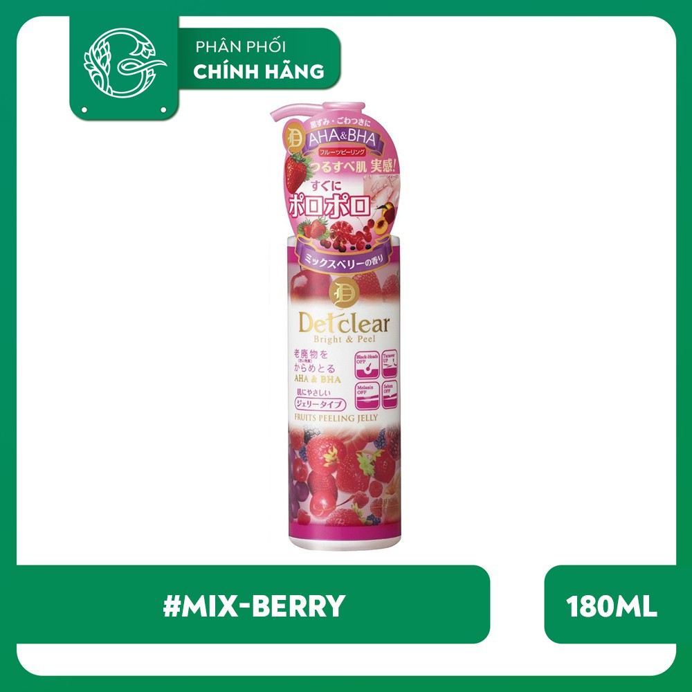 Tẩy da chết Meishoku Det-Clear Fruits Peeling Jelly 180ml