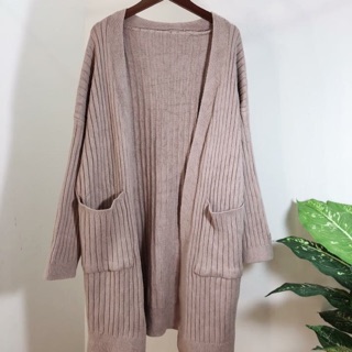 Áo khoác len hoạ tiết