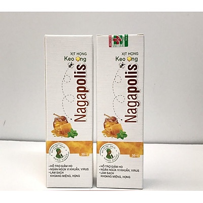 Xịt Keo Ong Nagapolis Xịt Họng Hỗ Trợ Giảm Ho, Ngứa Họng (Chai 30ml) - Nhà thuốc Amipharma