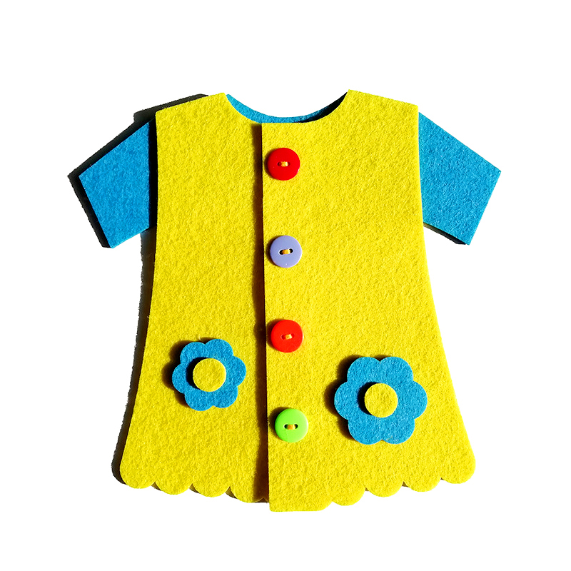 Đồ Chơi Kỹ Năng Sống Động Cơ Bằng Vải Nỉ Có Nút Khóa Kéo Montessori Cho Trẻ Em