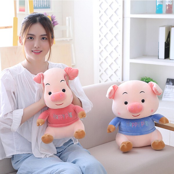 GẤU BÔNG HEO HAPPY PIG, LỢN HAPPY PIG DỄ THƯƠNG  VẢI MINISO SIÊU MỊN, AN TOÀN, HÀNG LOẠI 1
